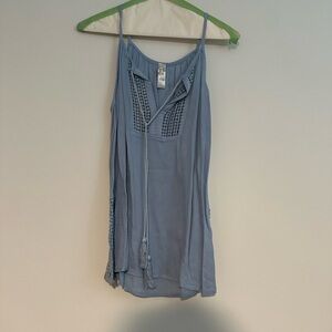 Mahina blue blouse